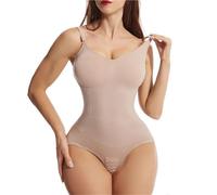 Body Modellante per Il Controllo della Pancia, 2 Pezzi, Body Modellante per Tutto Il Corpo, Senza Maniche, Body Modellante per Il Controllo della Pancia, per Donna, con Ganci per la Vita Sottile.