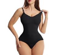 Body Modellante per Il Controllo della Pancia, 2 Pezzi, Body Modellante per Tutto Il Corpo, Senza Maniche, Body Modellante per Il Controllo della Pancia, per Donna, con Ganci per la Vita Sottile.