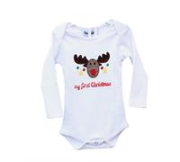 Body natalizio a maniche lunghe "My first Christmas", taglia 74