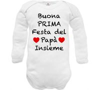 body neonato cotone papà supereroe buona prima festa del papà insieme idea regalo maniche lunghe caldo cotone 9 mesi