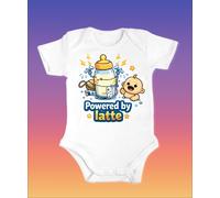 BODY NEONATO DA 6-24 MESI CON STAMPA FRASE BELLISSIMA IDEA REGALO