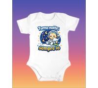 BODY NEONATO DA 6-24 MESI CON STAMPA FRASE BELLISSIMA IDEA REGALO