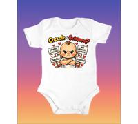 BODY NEONATO DA 6-24 MESI CON STAMPA FRASE BELLISSIMA IDEA REGALO