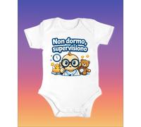 BODY NEONATO DA 6-24 MESI CON STAMPA FRASE BELLISSIMA IDEA REGALO