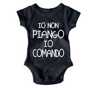Body Neonato Divertente Io Non Piango Io Comando Bodino Manica Corta Idea Regalo Nascita Tutina Neonato Bimbo Bimba