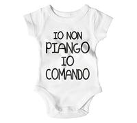 Body Neonato Divertente Io Non Piango Io Comando Bodino Manica Corta Idea Regalo Nascita Tutina Neonato Bimbo Bimba