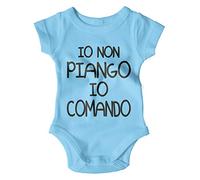 Body Neonato Divertente Io Non Piango Io Comando Bodino Manica Corta Idea Regalo Nascita Tutina Neonato Bimbo Bimba