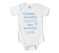 Body Neonato Divertente Mamma mi ha fa Fatto Stupendo, Papà Laziale
