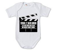 Body neonato divertenti papà PERSONALIZZABILE - cinema - ciak si gira - Idea Regalo Festa del Papà