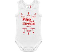 body neonato divertenti Papà puoi farcela con istruzioni per vestizione (Body neonato canotta cotone, 06: 6-9 mesi)