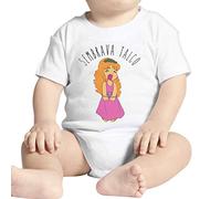 Body Neonato Fashion Pollon Sembrava Talco Funny Cartoon - Bianco