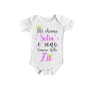 Body Neonato Femminuccia - Mi chiamo [ PERSONALIZZA NOME ] e sono l'Amore dello Zio - Zietto - Nipotina Body - Idea Regalo
