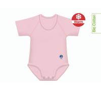 J Bimbi Body 0-36 mesi a taglia unica in cotone biologico in caldo cotone Warm - Rosa