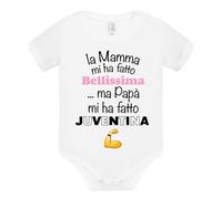 BODY NEONATO JUVENTUS Idea Regalo per bimbo divertente