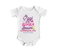 Body Neonato Mamma - Mamma Commercialista - Oggi Bimba domani Commercialista - Proprio come la mia Mamma - Festa della Mamma Neonato - Idea Regalo Neonato