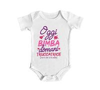 Body Neonato Mamma - Mamma Truccatrice - Oggi Bimba domani Truccatrice - Proprio come la mia Mamma - Festa della Mamma Neonato - Idea Regalo Neonato