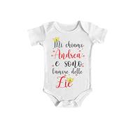 Body Neonato - Mi chiamo [ PERSONALIZZA NOME ] e sono l'Amore delle Zie - Ziette - Nipotino - Maschietto - Bimbo - Body Bimbo - Idea Regalo