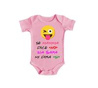 Body Neonato Personalizzabile - Se Mamma dice No - Zia [ PERSONALIZZA NOME ] mi dirà sì - Bimba - Body Divertenti Zia