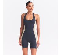Body NikeSKIMS Mix Matte Shine con spalline in stile olimpionico - Donna - Blu XXS