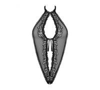 Body Pizzo con Collare Obsessive 830 - Nero - L/XL