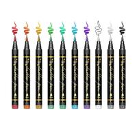 Body Pens, Face Paint Markers, Washable Harmless Ink, Smooth Application Tips, Ideal for Festival Halloween Cosplay Party Use, 5,5 Inches multicolore, 10 pezzi