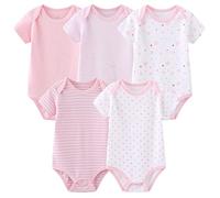 Body per bambini Pantaloni per bambini Pantaloni per bambini Abiti per neonati a maniche corte Tutine per neonati e ragazze, Body 3, 1 mese