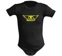 Body per bebè nero Aerosmith 3 mesi