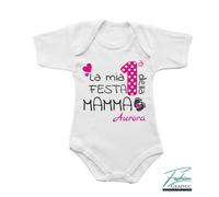 Body Per Bimba Neonato La Prima Festa Della Mamma Bambina Tutina A Mezze Maniche