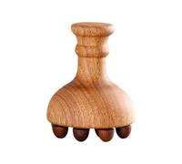 Body Point Massaging Brush - Wood Massage Tool | Wooden Palm-Sized Brush