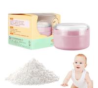 Body Powder Container Dispenser Case With Puff | Powder Case,Lightweight Cosmetic Dusting Box | Body Powders Container Powders Puff For Baby After Bath