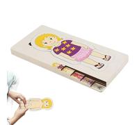 Body Puzzles Kids - Puzzle In Legno Ispirato A, Pezzi Anatomici Multistrato, Materiale Sicuro E Non Tossico, Giocattolo Per Lo Sviluppo Delle Abilità | Per La Scuola 'infanzia, L'asilo,