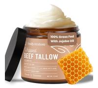 Body Restore Balsamo di sego di manzo montato con erba - con miele di Manuka, per viso, corpo, pelle secca, cura della pelle, regalo per la festa della mamma, regalo per mamma, moglie, papà, migliore