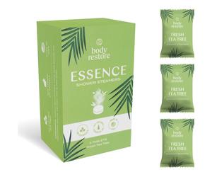 Body Restore Essence Shower Steamers pastiglie per la doccia profumi Fresh Tea Tree 3 pz