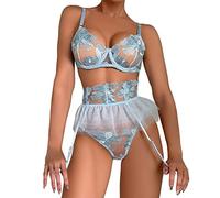 Body Rosso Donna Completino Donna Sexy Hot Rosso Body Da Con Giarrettiera A Catena Con Ricamo Floreale In Maglia Di Pizzo Sexy Da Anello Per Sottoveste Completo Blue S