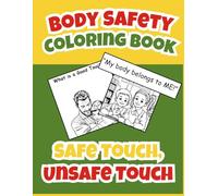 Body Safety Coloring Book For Kids, Safe Touch, Unsafe Touch