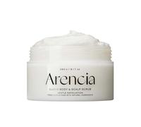 Arencia Fresh Cloud Scrub French, Esfoliante per il corpo e il cuoio capelluto, Tè e Neroli