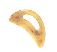 Body Scraper Tool, Facial Massager, Neck Scraping Tool, Ergonomic Resin Design, Comfortable Grip Handle, Spa Home Use, 8.3x3.5 Inches/21.08x8.89cm, Brown, 1 Piece