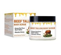 Body Scrub, 200 g Natural Smoothing Scrub, 2,76 x 2 x 76 x 2,36 Inches Brightening and Moisturizing Skin Cleaning Exfoliator for Soft, Smooth Skins at Home or Travel