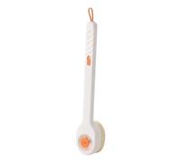 Body Scrub Brush, Long Handle Bathing Scrubber with Lotion Dispenser | Back Lotion Dispensing Shower Brush for Women Men, Home Indoor Hotel Travel Spa Bath Accessories