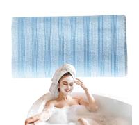 Body Scrubber Exfoliator | Bath Body Back Wash Cloth Towel | Striped Design Cleaning Tool | Ideal for Home, Dormitory, Travel, and Business Trips, Enhances Skin Care Routine with Effective Exfoliation