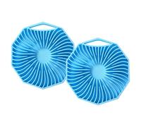 Body Scrubber - Guanto Esfoliante Per La Pelle Con Manopola | Spugna Detergente 2 Pezzi in Silicone Morbido, Esfoliante e Massaggiatore per Pelle Sensibile e Normale