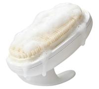 Body Scrubber - Silicone PP 4.44 Inch | Back Scrub Brush Soap Holder Bath