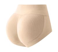 Body Sculpting Glutei Artefatto Hip Lifting Pantaloni Pesca Hip Glutei Pad Glutei Senza Cuciture Biancheria Intima Donna Mutandine Pack Microfibra Extra Large Size, Beige, XL