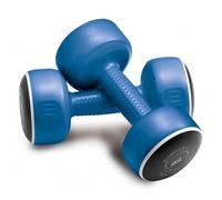 Body Sculpture Smart Dumbells 2 x 4 kg (8 kg Coppia) Unisex-Adulto, Blu, 2x4KG