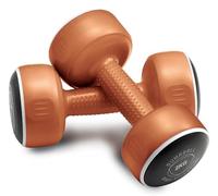Body Sculpture BW108-04, Smart-Set di 2 manubri da 2 kg (4 kg) Unisex-Adulto, Bronzo, Taglia Unica