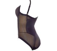 Body SELENE riduttore violeta - coppa C con anello e imbottitura - colore terra