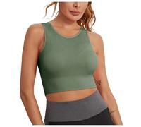 Body Shaper Crop Top Donna Halloween, Verde, XL