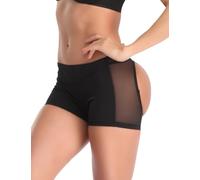Body Shaper da donna Butt Lifter Panties Hip Enhancer Shapewear Waist Trainer Corset Control Knickers Body Shaper, Black - Low Waisted, M