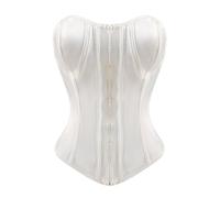 Body shapewear da sposa, senza cuciture, da donna, per il periodo dopo la nascita, la vita quotidiana del pavone, bianco, S
