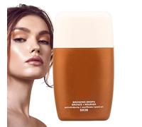 Body Shimmer Oil, Waterproof Body Highlighter, 30 ml Face Glow Highlighter, Multipurpose Body Makeup Shine Glitter for Collarbone, Shoulders, Arms, Face, 3,54 x 1,97 x 0,98 pollici